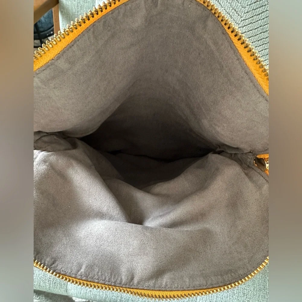 Vince Camuto Lamb Leather Crossbody Bag - Cory - Sunglow - Picture 15 of 16